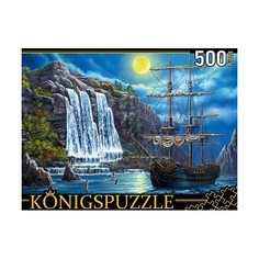 Пазлы Konigspuzzle. Ночной парусник, 500 элементов Königspuzzle