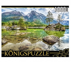Пазлы Konigspuzzle Германия Озеро Хинтерзее, 1000 элементов ГИK1000-0640 Königspuzzle