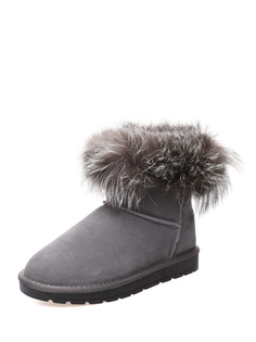 Угги женские MAKFINE 10072-505-011M серые 39 RU