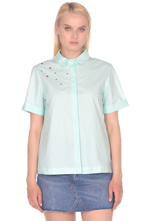 Рубашка женская Baon B199029 голубая XL