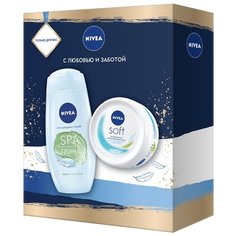Подарочный набор NIVEA "Интенсивное увлажнение" Гель для душа, 250 мл. + Крем Soft, 100мл.