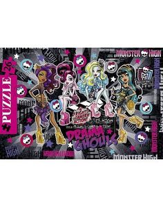 Пазлы "Школа Монстров (Monster High)", 26 элементов, в рамке Hatber
