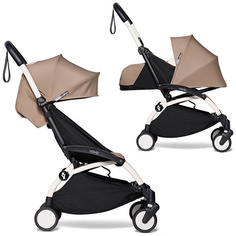 Коляска 2 в 1 Babyzen YOYO Newborn Pack Taupe белая рама