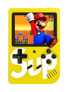 Портативная игровая приставка / Игровая консоль / SUP Game Box 400 in 1 / Желтый No Brand
