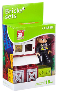 Конструктор Bricks Sets с фигуркой Shantou Gepai