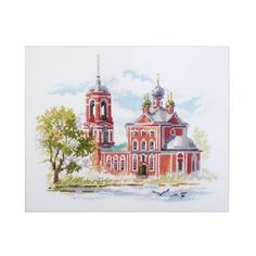 Набор для вышивания АЛИСА Переславль-Залесский. Сорокосвятская церковь 22х18см, 3-24
