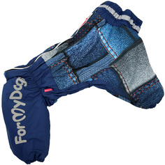 Комбинезон для собак FOR MY DOGS, мужской, синий, FW762-2019 M A1