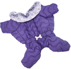 Комбинезон для собак FOR MY DOGS, мужской, фиолетовый, FW722-2019 M 14