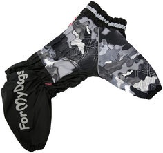 Комбинезон для собак FOR MY DOGS, мужской, черный, FW779-2019 M A0