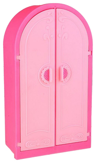 Шкаф для куклы, цвет: розовый ОГОНЕК.