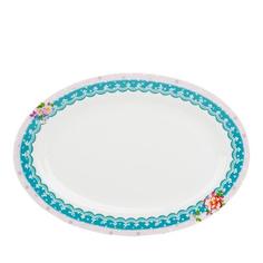 Блюдо сервировочное Nouvelle, Цветочные кружева, 26*18*2,5 см