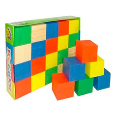 Кубики цветные Томик, 20 деталей