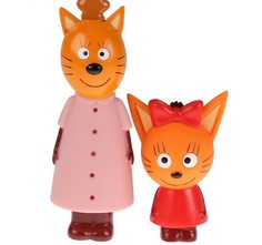 Набор игрушек для ванной Играем Вместе Три кота Мама и Карамелька