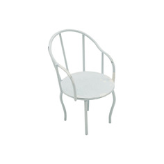 Мебель для куклы Астра металлический мини стул, белый Astra
