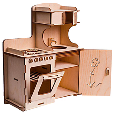 Конструктор деревянный Polly Кухонный гарнитур ДК-2-09