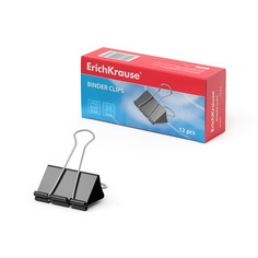 Зажимы для бумаг ErichKrause®, 32мм (коробка 12 шт.)