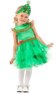 Карнавальный костюм Батик Елка, цв. зеленый р.128