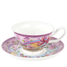 Чайная пара Nouvelle, Розовый нектар/Кристалл, 180 мл