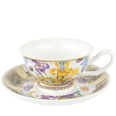 Чайная пара Nouvelle, Ирис/Кристалл, 180 мл