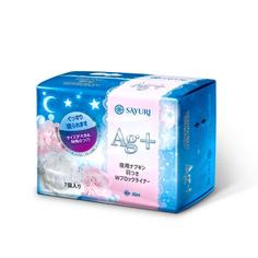 Гигиенические прокладки ночные Argentum+, Sayuri 7 шт