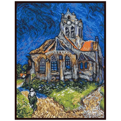 Набор для вышивания Церковь в Овере 20 х 27 см 07.019 Палитра