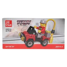 Конструктор Shantou Gepai Машина с фигуркой, 42 детали