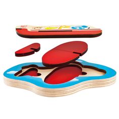 Вкладыши 3D Самолет Hape E1611_HP