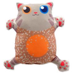 Мягкая игрушка для кошек Magic Cat Toy 1 в виде кошки, текстиль, мята, разноцветный, 14 см
