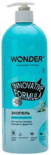 WONDER LAB Экогель для мытья посуды (жасмин и морская соль) 1 л
