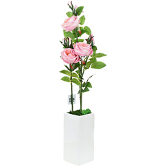 Декоративный цветок ENS, Розовые розы, с подсветкой