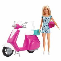 Кукла Barbie Со скутером GBK85