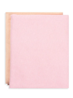 Пеленки фланелевые Тональность, 2 штуки розовый/персиковый Чудо Чадо