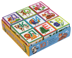 Развивающая игрушка Айрис-пресс Умные кубики 9 шт. Веселая азбука. IQ Кубики