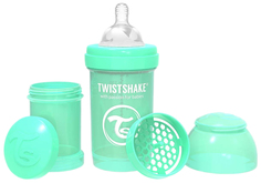 Антиколиковая бутылочка Twistshake для кормления зелёный Pastel Green 180 мл