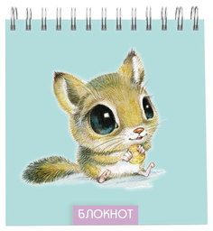 Блокнот 140*140 мм 60 л. арт. 47299/10 МАРКИ /гребень сверху Феникс