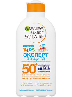 Детское молочко для тела Garnier Ambre Solaire Kids Эксперт защита SPF50+ 200мл