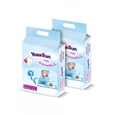 Детские одноразовые пеленки YokoSun 50*50, 10 шт. х 2 шт.