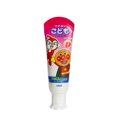 Слабоабразивная детская зубная паста Lion Kodomo со вкусом клубники, 40 г