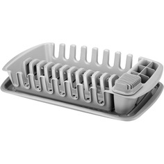 Сушилка с лотком CLEAN KIT серый, Tescoma 900643