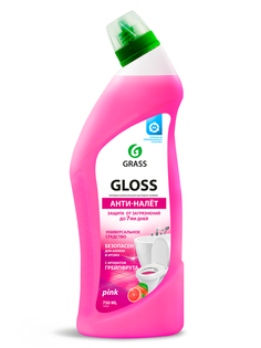 Чистящий гель для ванны и туалета Grass Gloss  pink 750 мл