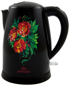 Чайник электрический Добрыня DO 1215 Black