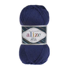 Пряжа Alize "Diva Plus", цвет: 360 электрик, 220 м, 100 грамм (5 мотков) ( 5)