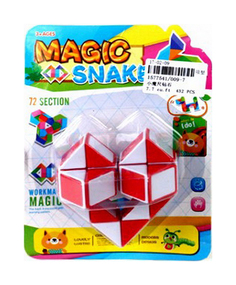 Головоломка Shantou Gepai Логическая игра Magic Snake Змейка 72 секции