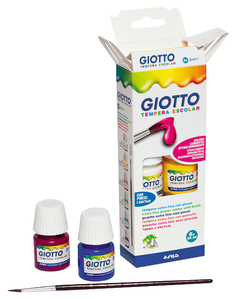 Краски Giotto «Paint Pot» 6 цветов