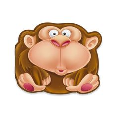 Раскраска с цв. наклейками Феникс+ Обезьяна 23821/25