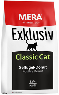 Сухой корм для кошек MERA EXKLUSIV CLASSIC , домашняя птица, 2кг