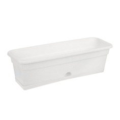 Балконный ящик для цветов с нижним поливом, 60x20x17 см (мрамор) Darel Plastic