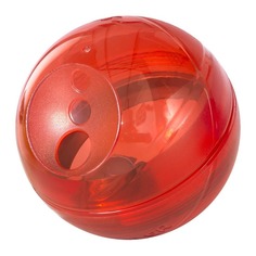 Интерактивная игрушка для собак Rogz Tumbler , красный, 12 см