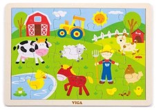 Пазл "Ферма", 24 детали Viga
