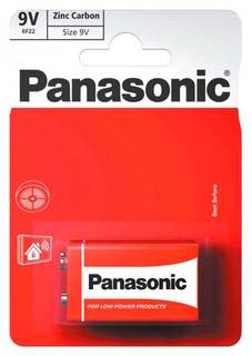 Батарейка Panasonic Zinc Carbon 6F22RZ 1 шт